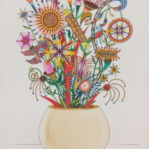 ROBERTO MAGALHÃES (1940) Botânica Imaginária, 2022 Aquarela s/ papel Ass. inf. direito