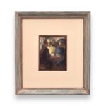 cena de café, 1939 Óleo s/ tela colada em madeira Ass. inf. direito
