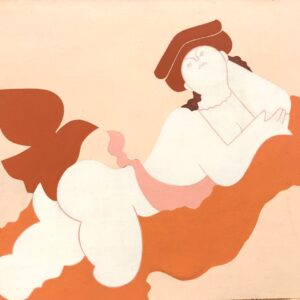Vênus e pássaro, 1979 Óleo s/ tela Ass. inf. direito e verso
