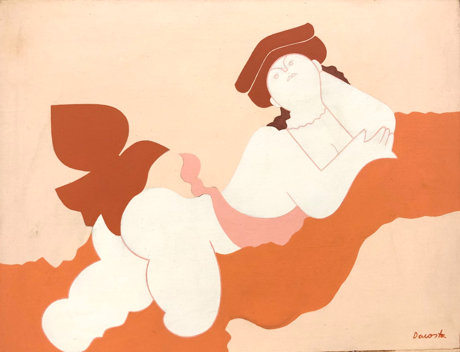 Vênus e pássaro, 1979 Óleo s/ tela Ass. inf. direito e verso