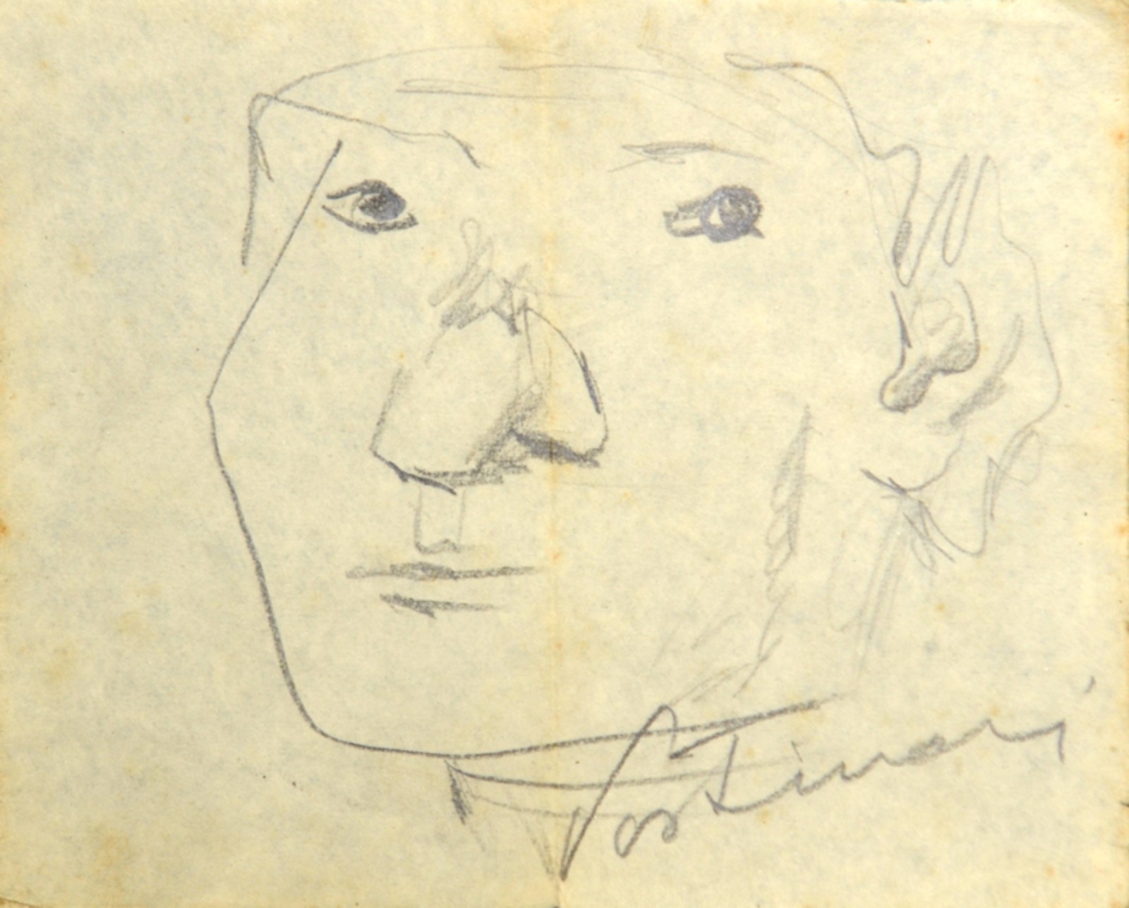 Cabeça de Homem, aprox. 1954 - Cândido Portinari