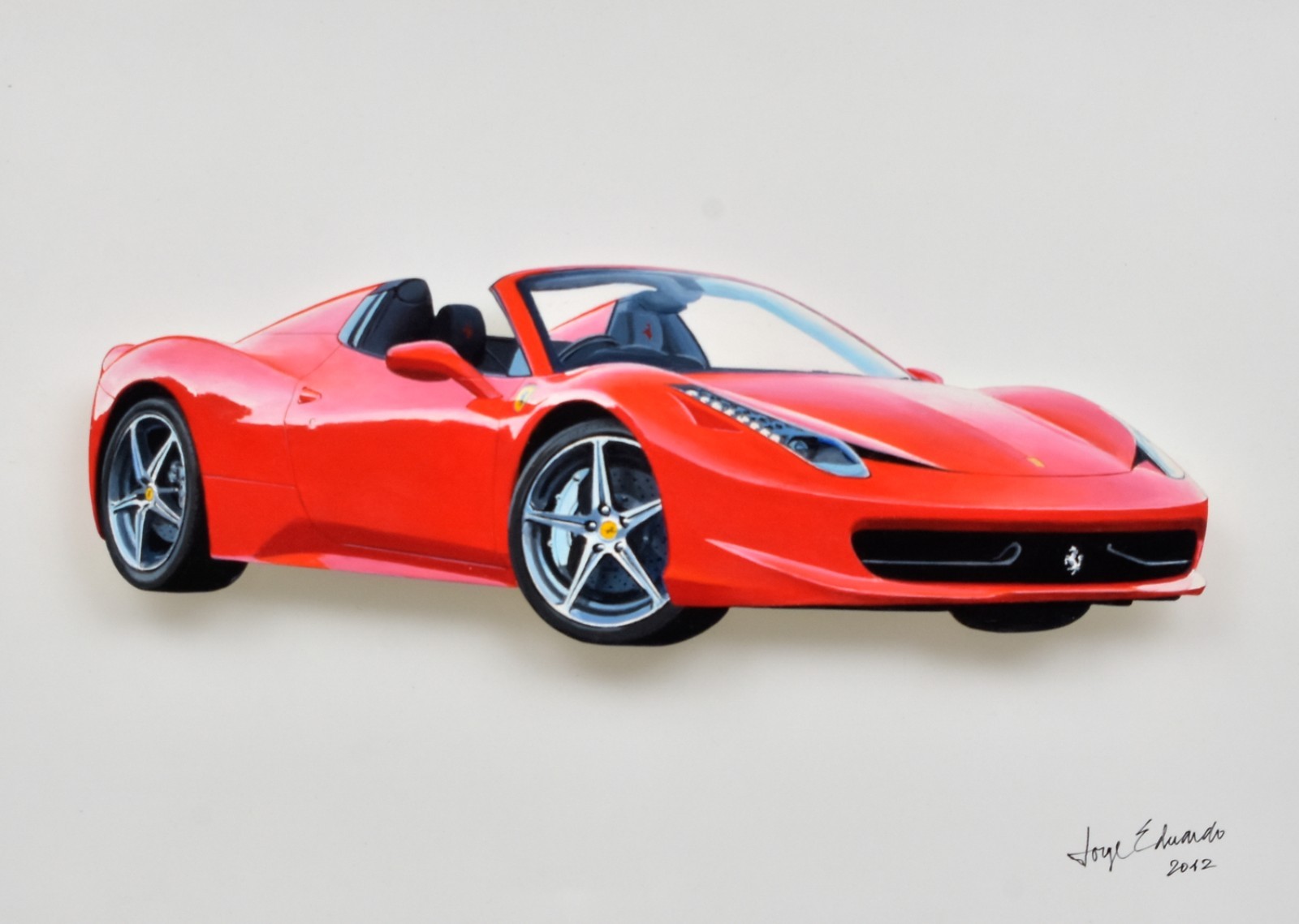 Ferrari 458 Spyder, 2012