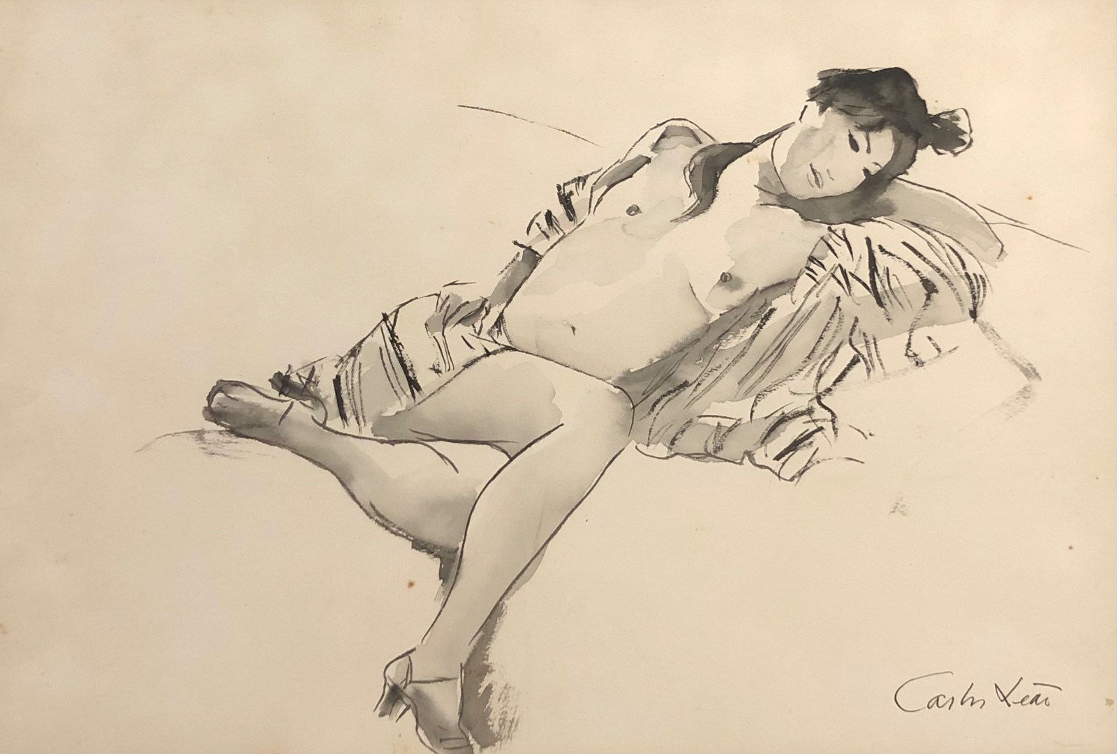Nu feminino